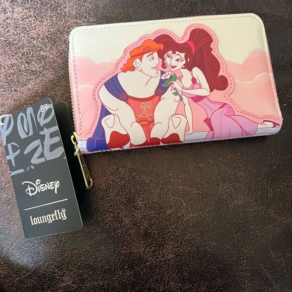Disney Loungefly Hercules & Meg Ziparound Wallet - Picture 1 of 6